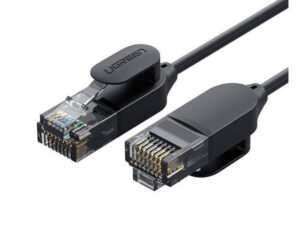 Ugreen Ethernet patchcord kábel, RJ45 Cat 6A UTP, 1000Mbps, 5m, fekete