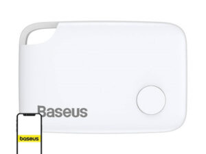 Baseus T2 Bluetooth nyomkövető zsinórral, fehér