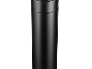 Prémium fémfalú termosz, hőtartó, LED-es érintő képernyős hőmérséklet kijelzővel, 500 ml, Wooze Keep Warm, fekete