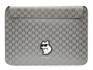 Karl Lagerfeld Sleeve Saffiano Monogram Choupette KLCS14SAKHPCG 14" laptop tok ,ezüst