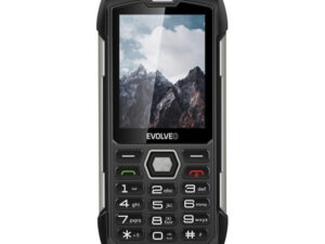 Evolveo Strongphone H1 DualSim vízálló nyomógombos mobiltelefon, fekete/ezüst