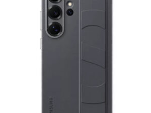 Samsung Galaxy S25 Ultra Standing Grip gyári tok, fekete (Új, Csomagolássérült)