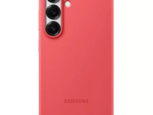 Samsung Galaxy S25 Silicone Cover, gyári szilikon tok, piros (Új, Csomagolássérült)