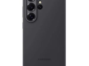 Samsung Galaxy S25 Ultra Silicone Cover, gyári szilikon tok, fekete (Új, Csomagolássérült)