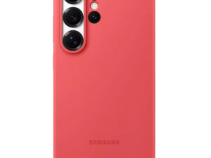 Samsung Galaxy S25 Ultra Silicone Cover, gyári szilikon tok, piros (Új, Csomagolássérült)
