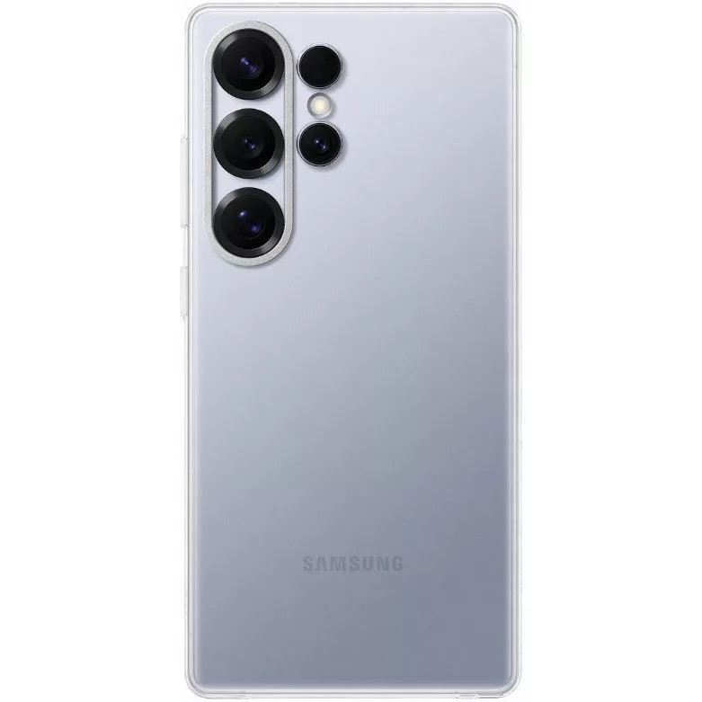 Samsung Galaxy S25 Ultra Clear Cover szilikon gyári tok, átlátszó (Új, Csomagolássérült)