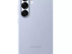 Samsung Galaxy S25 vegán gyári bőrtok, világoskék (Új, Csomagolássérült)