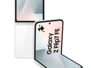 Samsung Galaxy Z Flip7 FE kártyafüggetlen okostelefon, 8/128GB, fehér