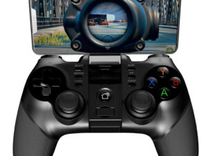 iPega 9076 2.4GHz vezeték nélküli Gamepad / kontroller iOS/PS3/PS4/PC/Android TV/N-Switch kompatibilis, fekete