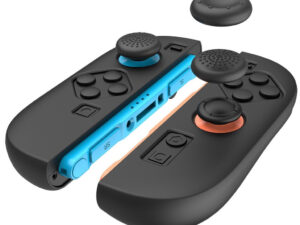 iPega SW2083A Nintendo Switch 2 JoyCon kontroller szilikon analog védő, fekete
