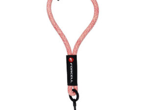 Forcell F-Design R10X40 csuklóra akasztható telefontartó / csuklópánt, állítható hossz max. 20cm, rózsaszín-fehér