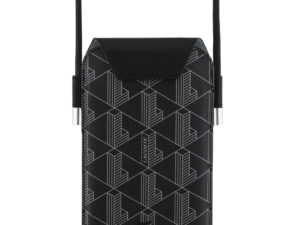 Lacoste PVC telefon tartó kis táska, XL, fekete