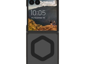 UAG Mouve Samsung Galaxy Z Flip 7 mágneses tok, Ash, fekete-átlátszó