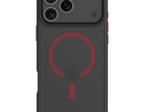 Tactical MagForce Hyperstealth 2.0 Apple iPhone 17 Pro MagSafe hátlap tok, fekete/piros