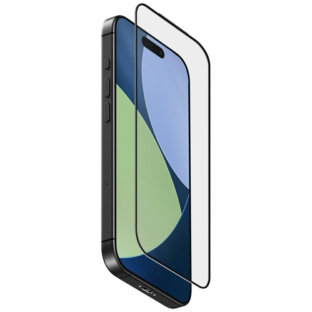 Uniq Optix Vivid Clear Apple iPhone Air (2025) tempered glass kijelzővédő üvegfólia felhelyező kerettel
