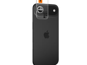 Spigen Glas.tR EZ Fit Optik Pro Apple iPhone Air (2025) Tempered kameralencse-védő fólia felhelyező kerettel, ezüst (2db)