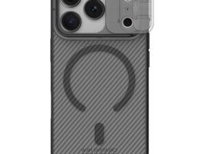 Nillkin CamShield Pro Magnetic Apple iPhone 17 Pro Max mágneses műanyag hátlap tok, átlátszó-fekete
