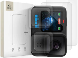 Tech-Protect Glass Fit+ GoPro Hero 9 / 10 / 11 / 12 kijelzővédő üvegfólia, átlátszó (2db)