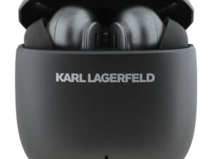 Karl Lagerfeld Metal Printed Logo TWS vezetéknélküli fülhallgató aktív zajszűréssel, ANC-ENC, fekete