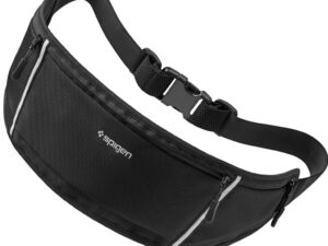 Spigen Dynamic Shield A710 univerzális vízállló övtáska futáshoz / sportoláshoz / túrázáshoz, fekete