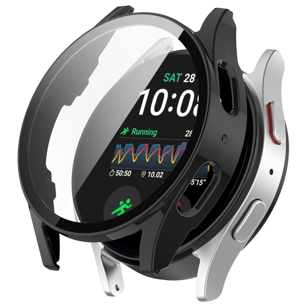 Tech-Protect Defense360 Samsung Galaxy Watch7 (44mm) ütésálló tok, kijelzővédő felülettel, fekete