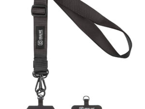 OBAL:ME NeckTag Ribbon Rope nyakba / vállra akasztható univerzális telefontartó, fekete