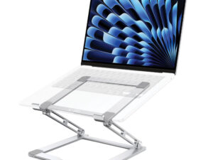 Tech-Protect ULS400 állítható / összecsukható univerzális asztali laptop tartó, ezüst