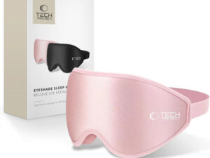 Tech-Protect EyeShade alvómaszk / szemfedő memóriahabbal, állítható pánttal, rózsaszín