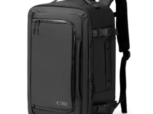 Tech-Protect Defender S50 utazó táska, Ryanair / Wizzair kompatibilis, 20L, 40x20x25cm, fekete