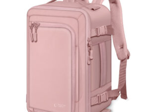 Tech-Protect Defender S50 utazó táska, Ryanair / Wizzair kompatibilis, 20L, 40x20x25cm, rózsaszín