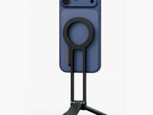 Uniq Arcus MagSafe kompatibilis Selfie bot / Tripod állvány kulcsatartóra akasztható résszel, fekete
