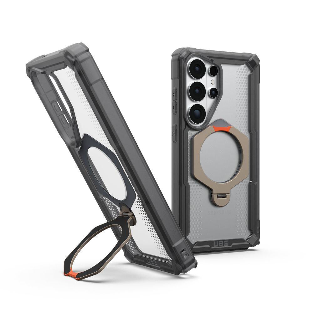 UAG Plasma XTE Samsung Galaxy S26 Ultra MagSafe tok megerősített peremmel, kitámasztóval, Ash