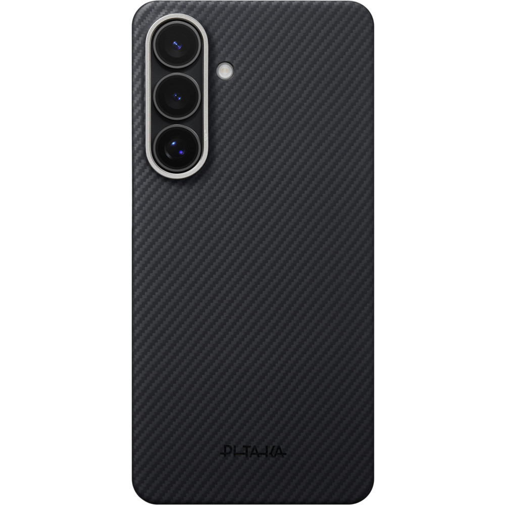Pitaka Edge Samsung Galaxy S26 Plus hátlap tok, Aramid, MagSafe, fekete-szürke