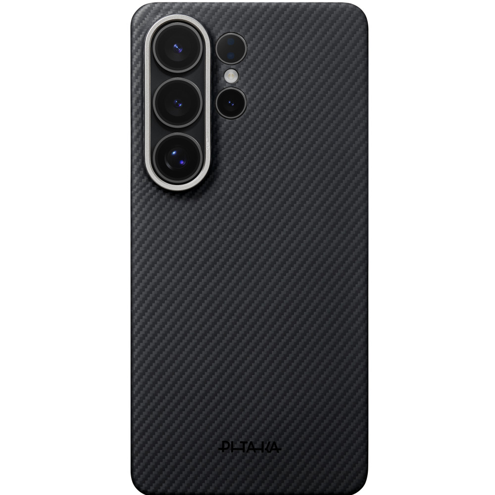 Pitaka Edge Samsung Galaxy S26 Ultra hátlap tok, Aramid, MagSafe, fekete-szürke