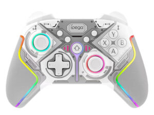 iPega 9666BH vezeték nélküli Gamepad / kontroller Android/iOS/PS3/PS4/PC/N-Switch kompatibilis, fehér