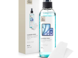 Tech-Protect mobiltelefon, tablet tisztító folyadék / spray, 200ml, Eko Mint
