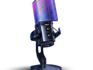 Ugreen CM581 USB-C Cardioid mikrofon, RGB, 1,5m, fekete
