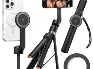 Spigen S581W Bluetooth mágneses Selfie-bot / selfie tripod, MagSafe, fekete