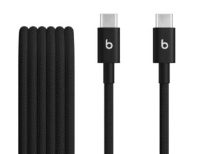 Apple Beats USB-C-USB-C gyári szőtt töltő- és adatkábel, 1.5m, fekete (MDGD4ZM/A)