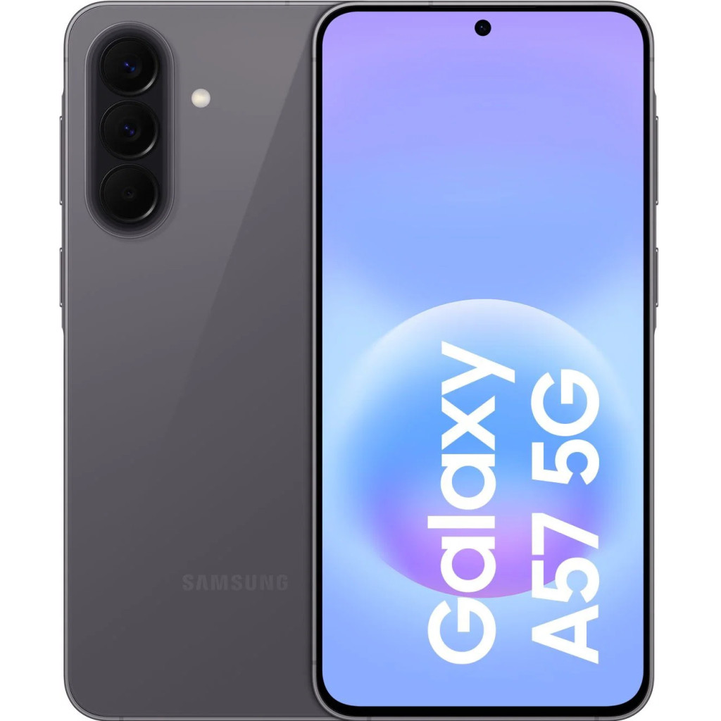Samsung Galaxy A57 5G Dual SIM, 12/512GB, király szürke (A576B)
