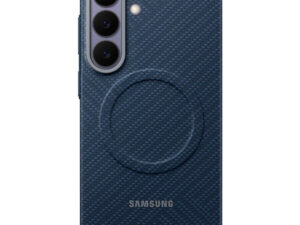 Samsung Carbon Magnet Samsung Galaxy S26 Plus gyári hátlap tok, Aramid, MagSafe, kék