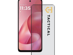 Tactical Glass Shield 5D Motorola G57 Power kijelzővédő üvegfólia, fekete