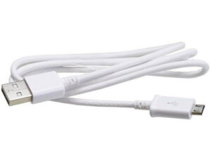 Adatkábel, Samsung, MicroUSB, gyári, fehér