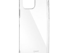 Apple iPhone 12 Pro Max, Szilikon tok, Jelly Case, Roar, átlátszó