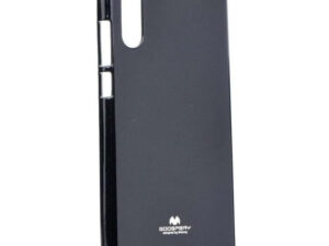Apple iPhone 12 Pro Max, Szilikon tok, Mercury Goospery, csillámporos, fekete
