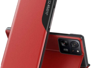 Apple iPhone 11 Pro Max, Oldalra nyíló tok, stand, Wooze FashionBook, piros
