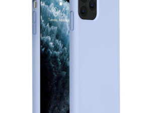 Apple iPhone 12 Pro Max, Szilikon tok, Wooze Liquid Silica Gel, lila