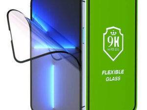 Samsung Galaxy A72 / A72 5G SM-A725F / A726B, Kijelzővédő fólia, ütésálló fólia, Tempered Glass (edzett üveg), 5D, Full Glue, Nano Flexi Glass, fekete