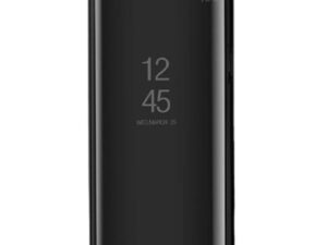 Apple iPhone 13 Pro, Oldalra nyíló tok, hívás mutatóval, Smart View Cover, fekete (utángyártott)