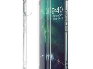 Apple iPhone 13 Pro, Szilikon tok, légpárnás sarok, Wooze Silicone Armor, átlátszó